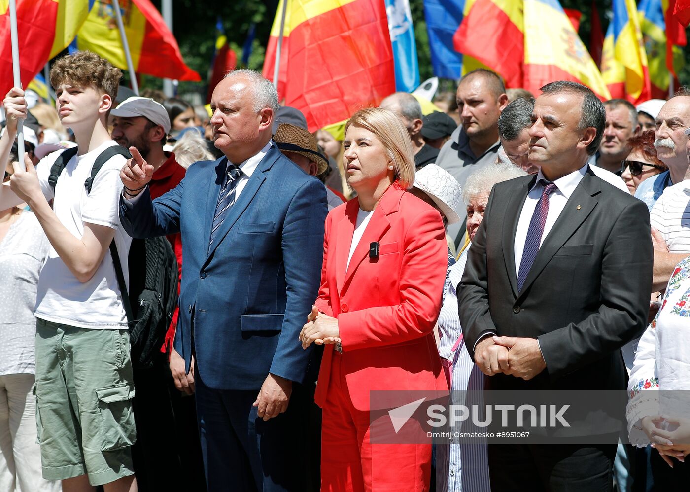 Moldova Opposition Rally