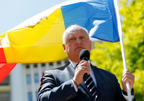 Moldova Opposition Rally