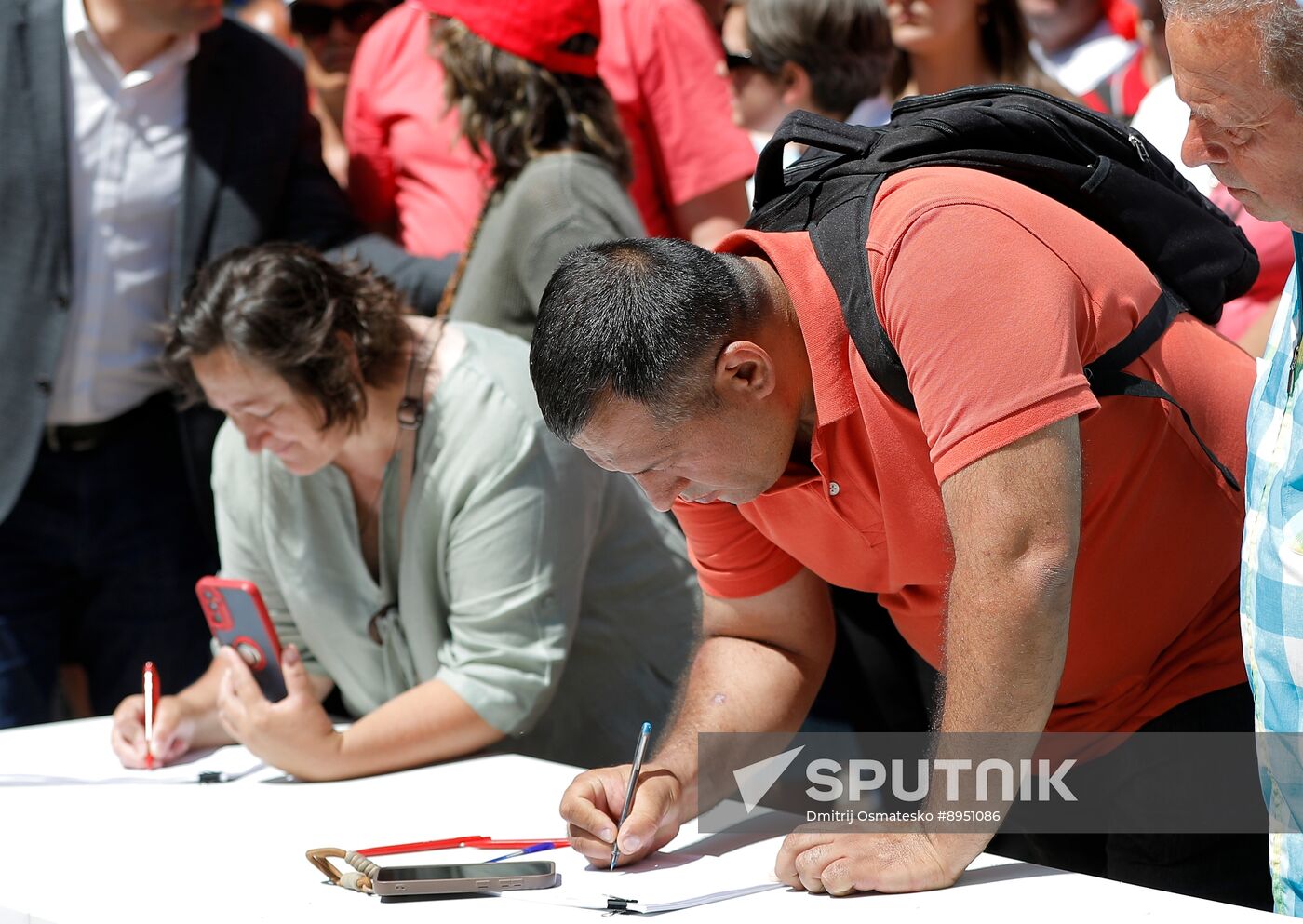 Moldova Opposition Rally
