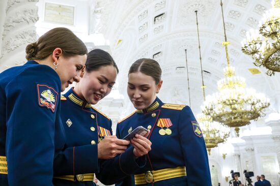 Russia Putin Higher Military Schools Graduates