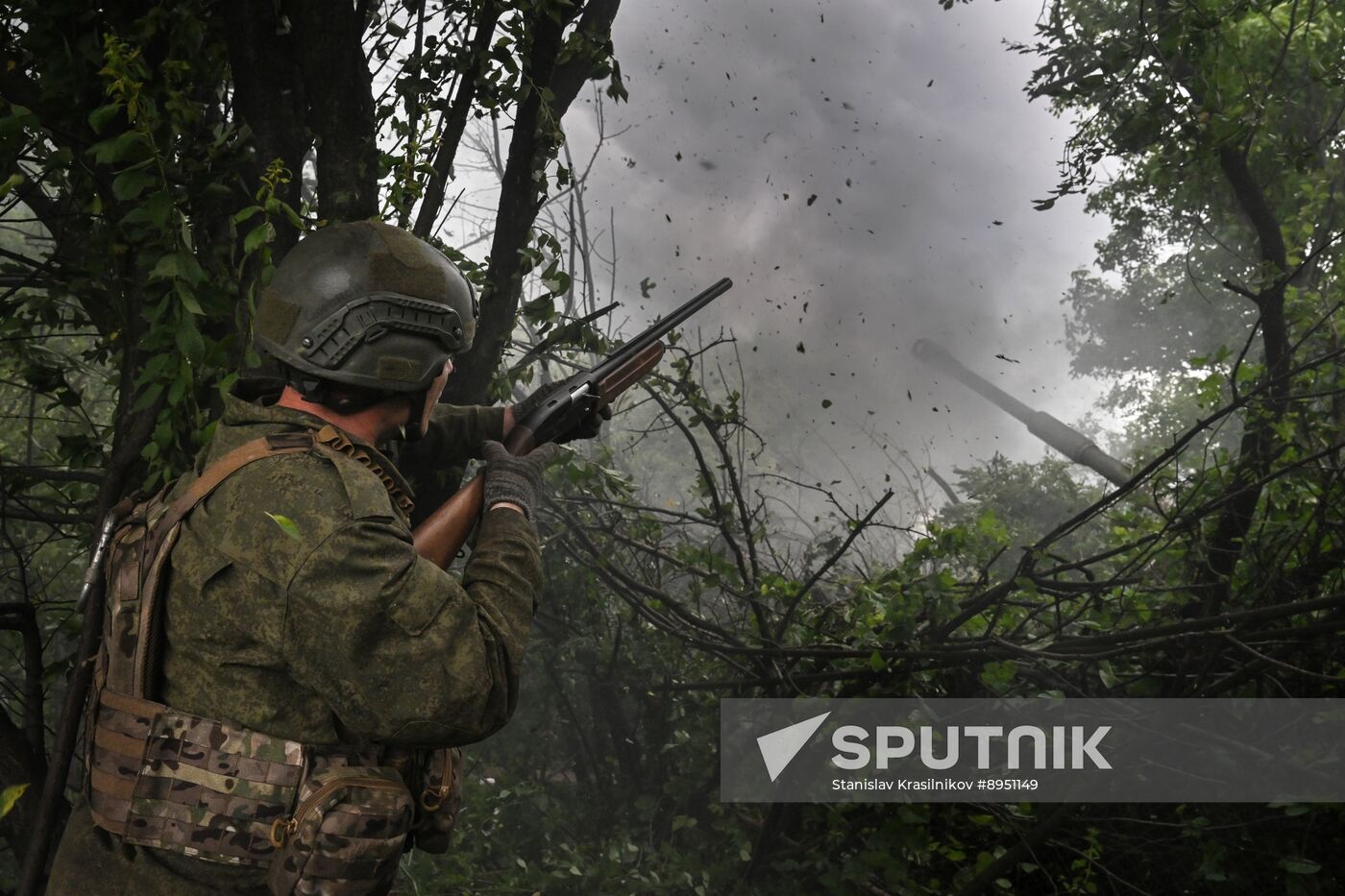 Russia Ukraine Military Operation Artillery Unit