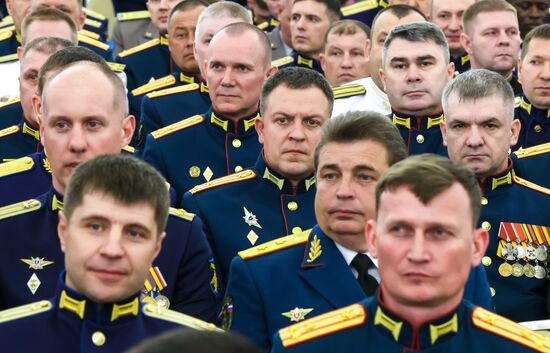 Russia Putin Higher Military Schools Graduates