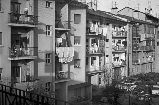 Workers' district in Milan