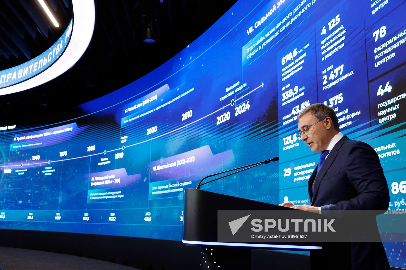 Russia Mishustin Science Development
