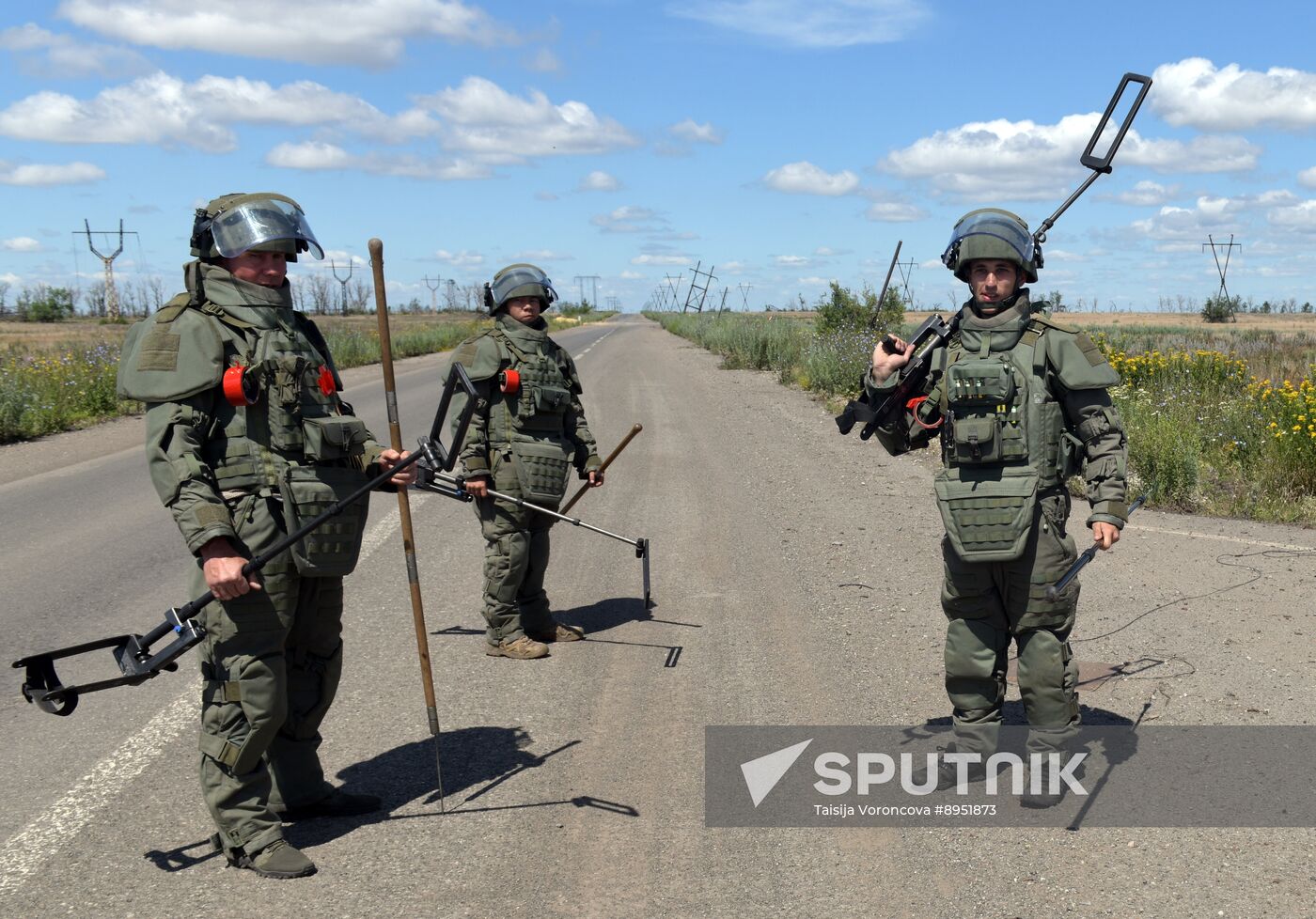 Russia Ukraine Military Operation Demining