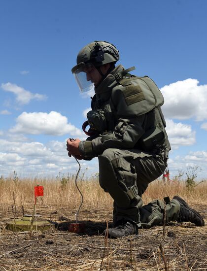 Russia Ukraine Military Operation Demining