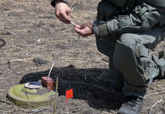 Russia Ukraine Military Operation Demining