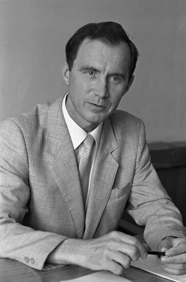 Deputy Minister of Education of Ukrainian SSR Boris Ponomarenko