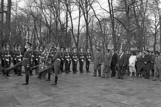 Daniel Ortega visits USSR