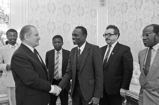 Parliamentary delegation of Benin visits USSR