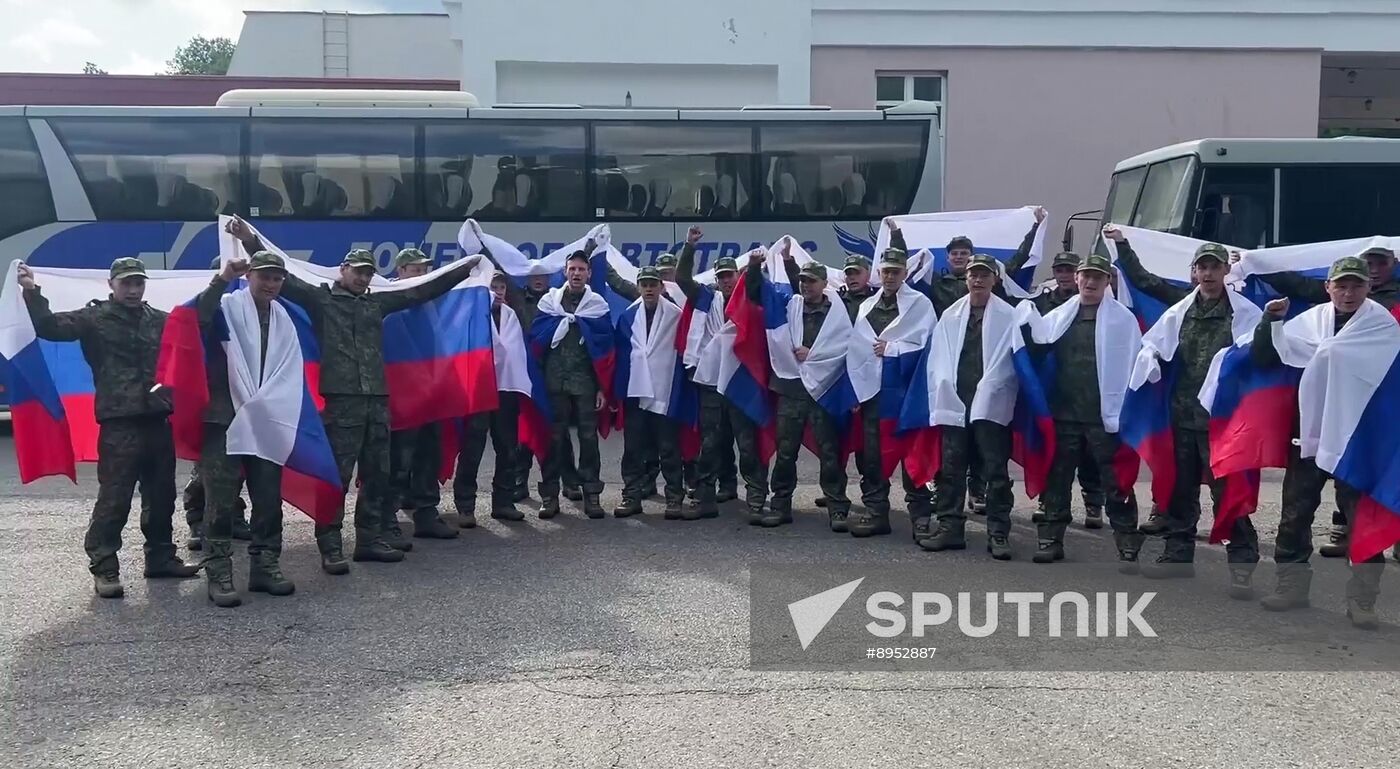 Russia Ukraine Military Operation POWs Exchange