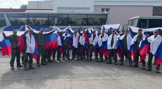 Russia Ukraine Military Operation POWs Exchange