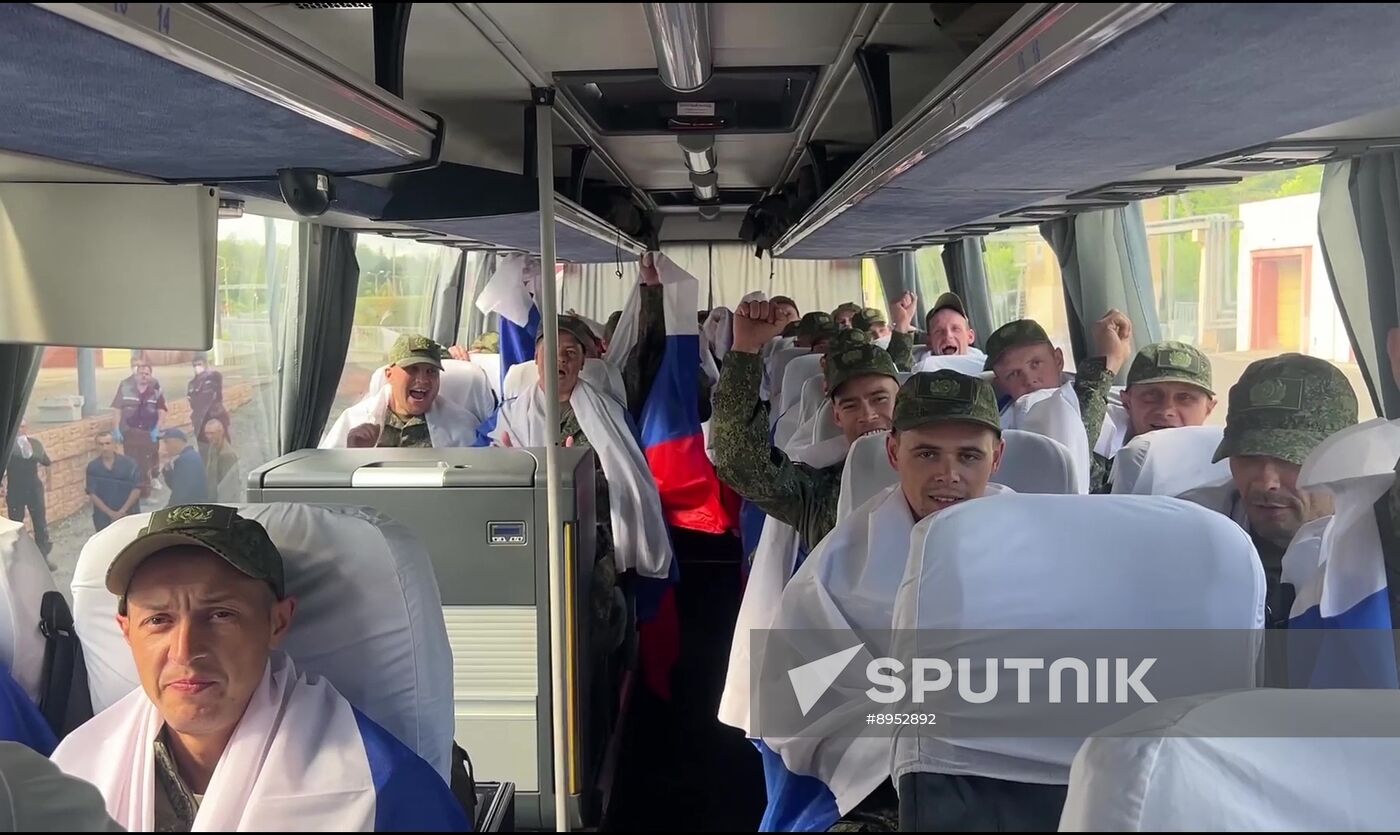 Russia Ukraine Military Operation POWs Exchange