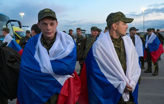 Russia Ukraine Military Operation POWs Exchange