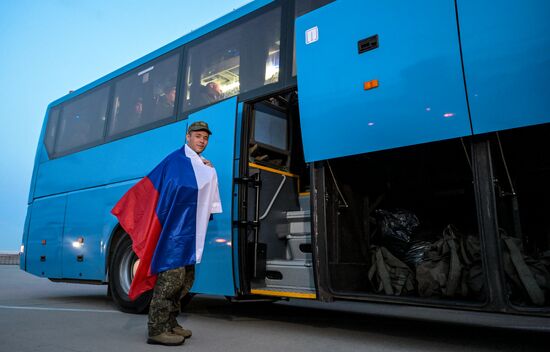 Russia Ukraine Military Operation POWs Exchange
