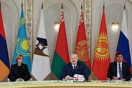 Belarus Putin Supreme Eurasian Economic Council