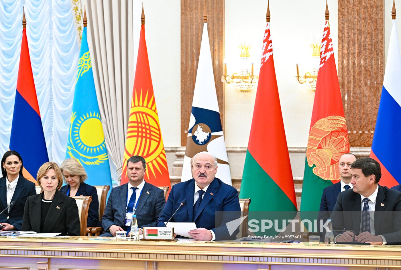 Belarus Putin Supreme Eurasian Economic Council