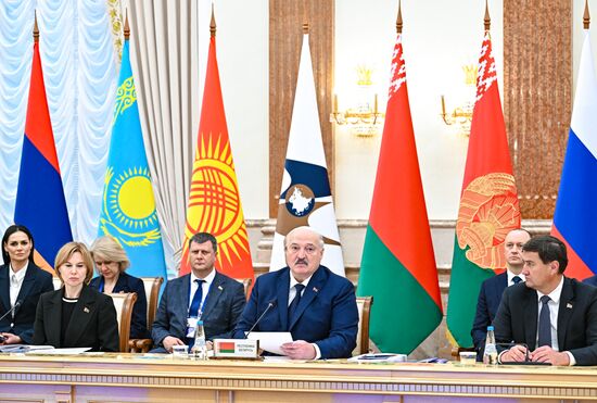 Belarus Putin Supreme Eurasian Economic Council