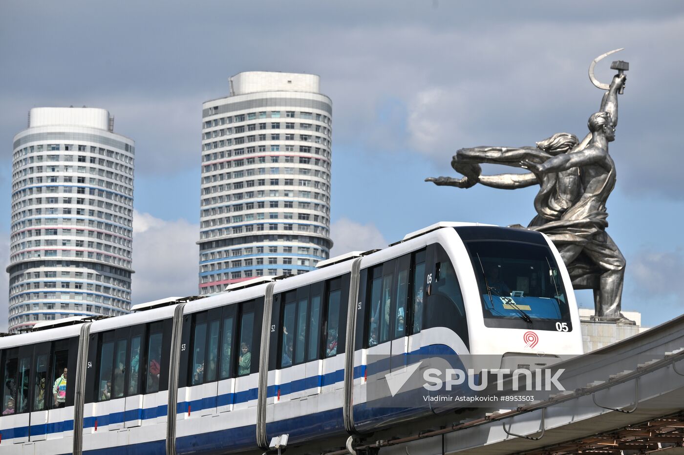 Russia Moscow Monorail Closure