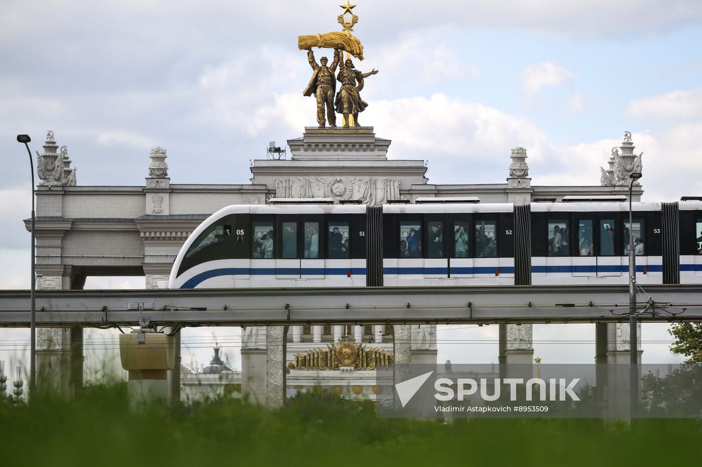 Russia Moscow Monorail Closure