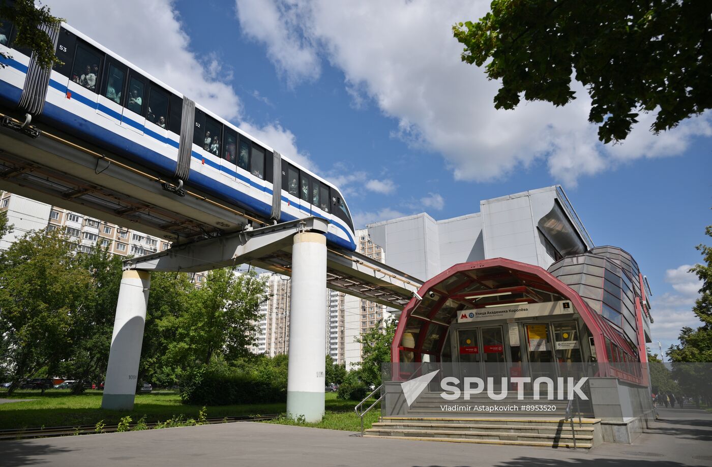 Russia Moscow Monorail Closure