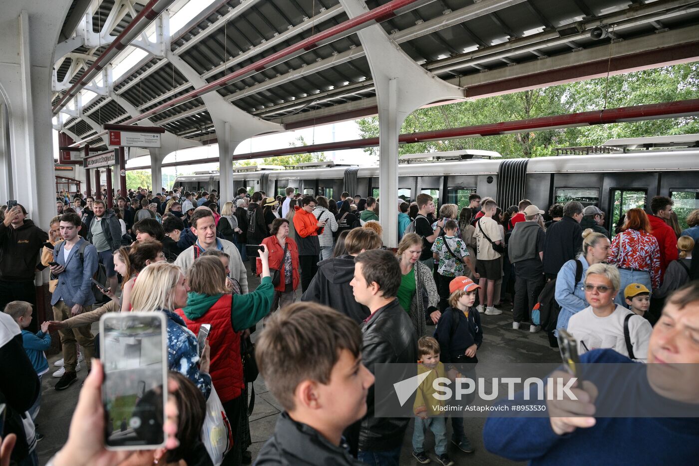 Russia Moscow Monorail Closure