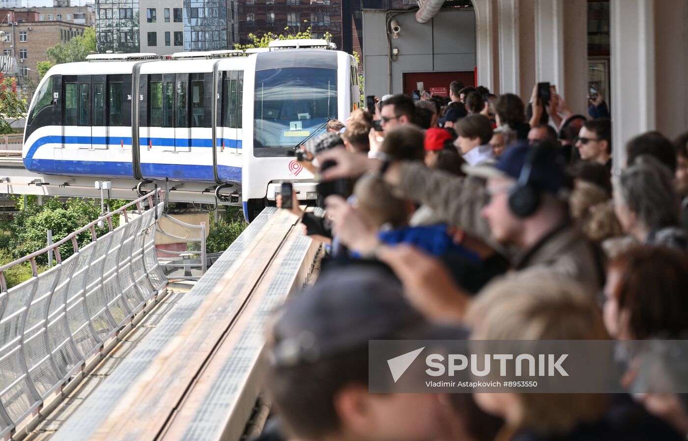 Russia Moscow Monorail Closure
