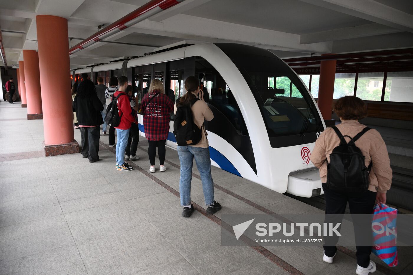 Russia Moscow Monorail Closure