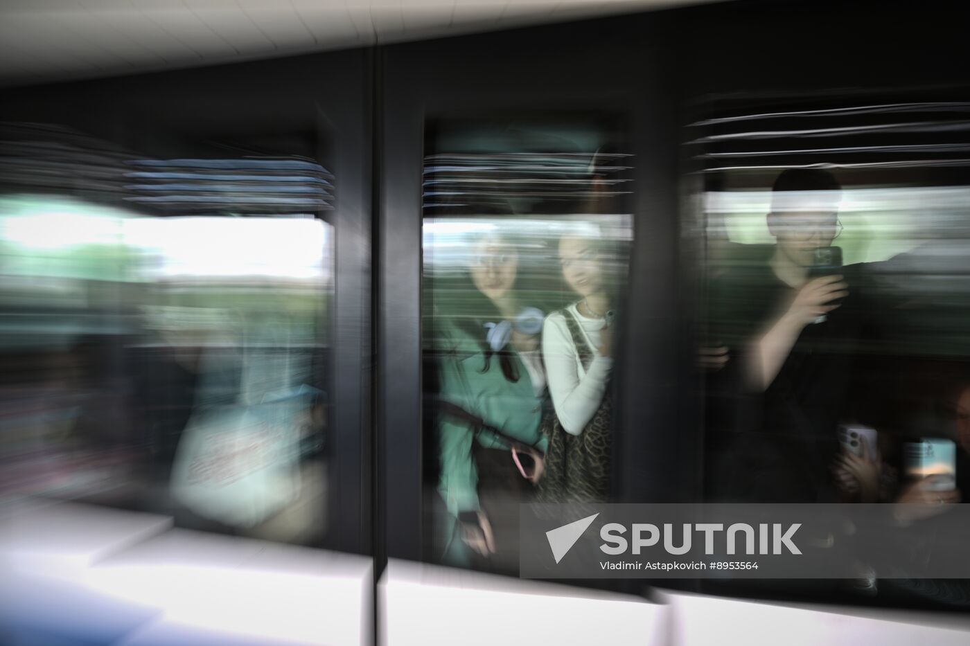 Russia Moscow Monorail Closure