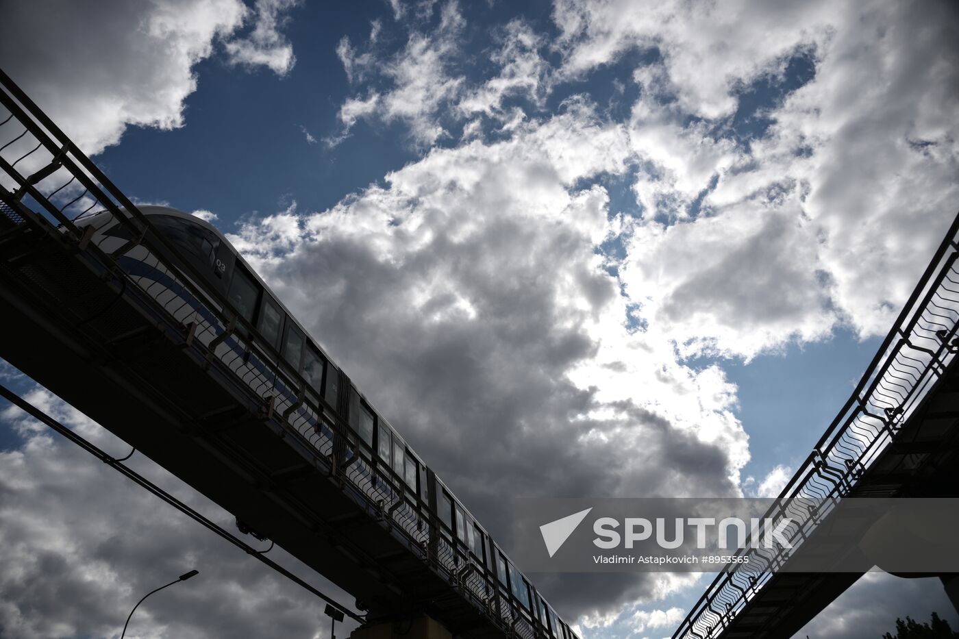 Russia Moscow Monorail Closure