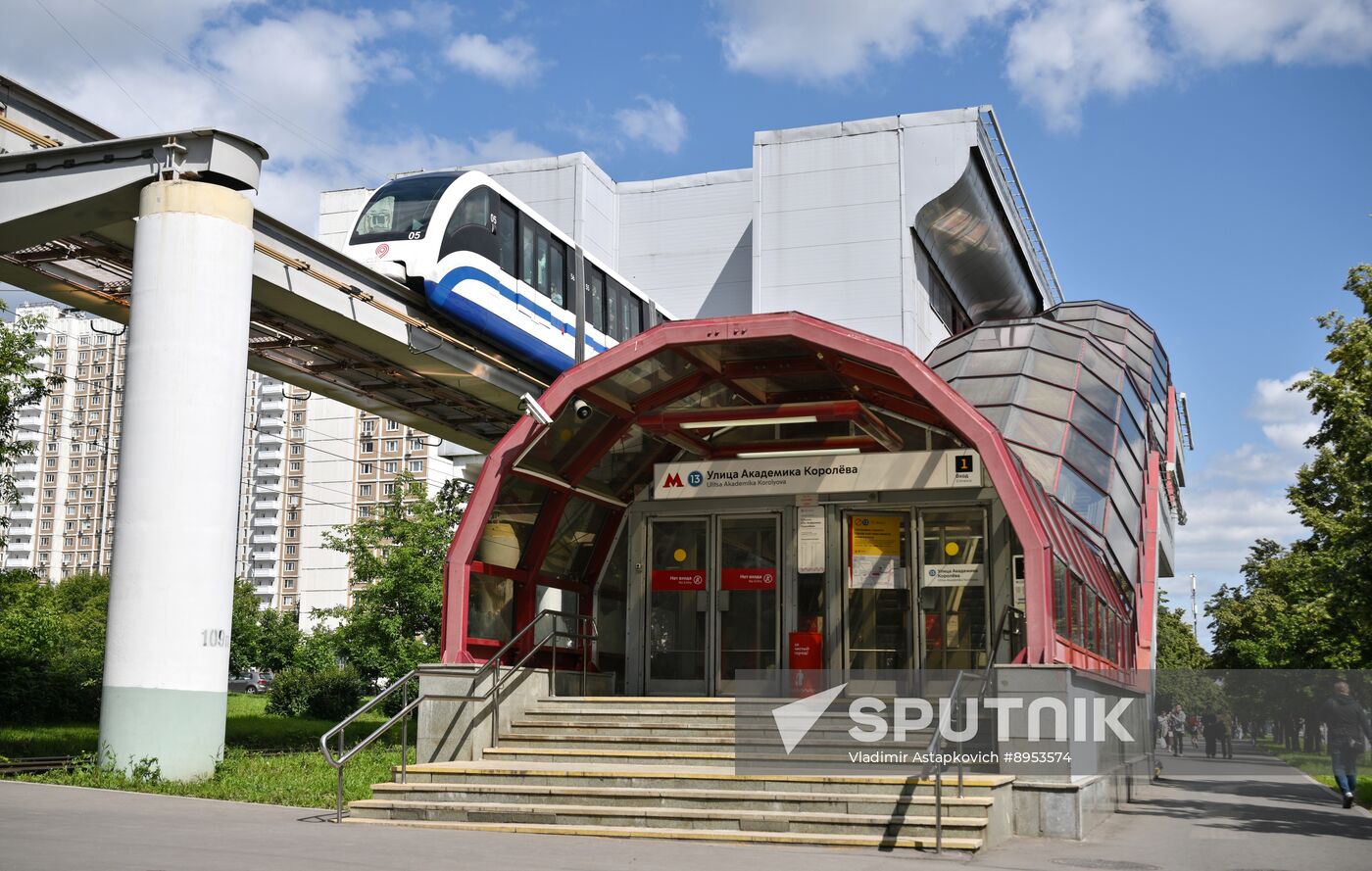 Russia Moscow Monorail Closure