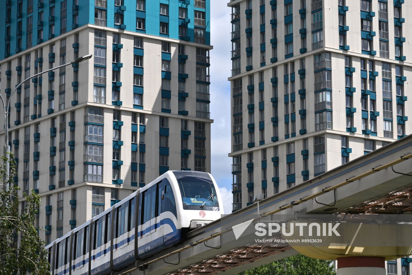Russia Moscow Monorail Closure
