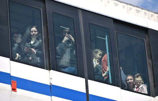 Russia Moscow Monorail Closure