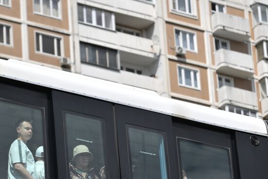 Russia Moscow Monorail Closure