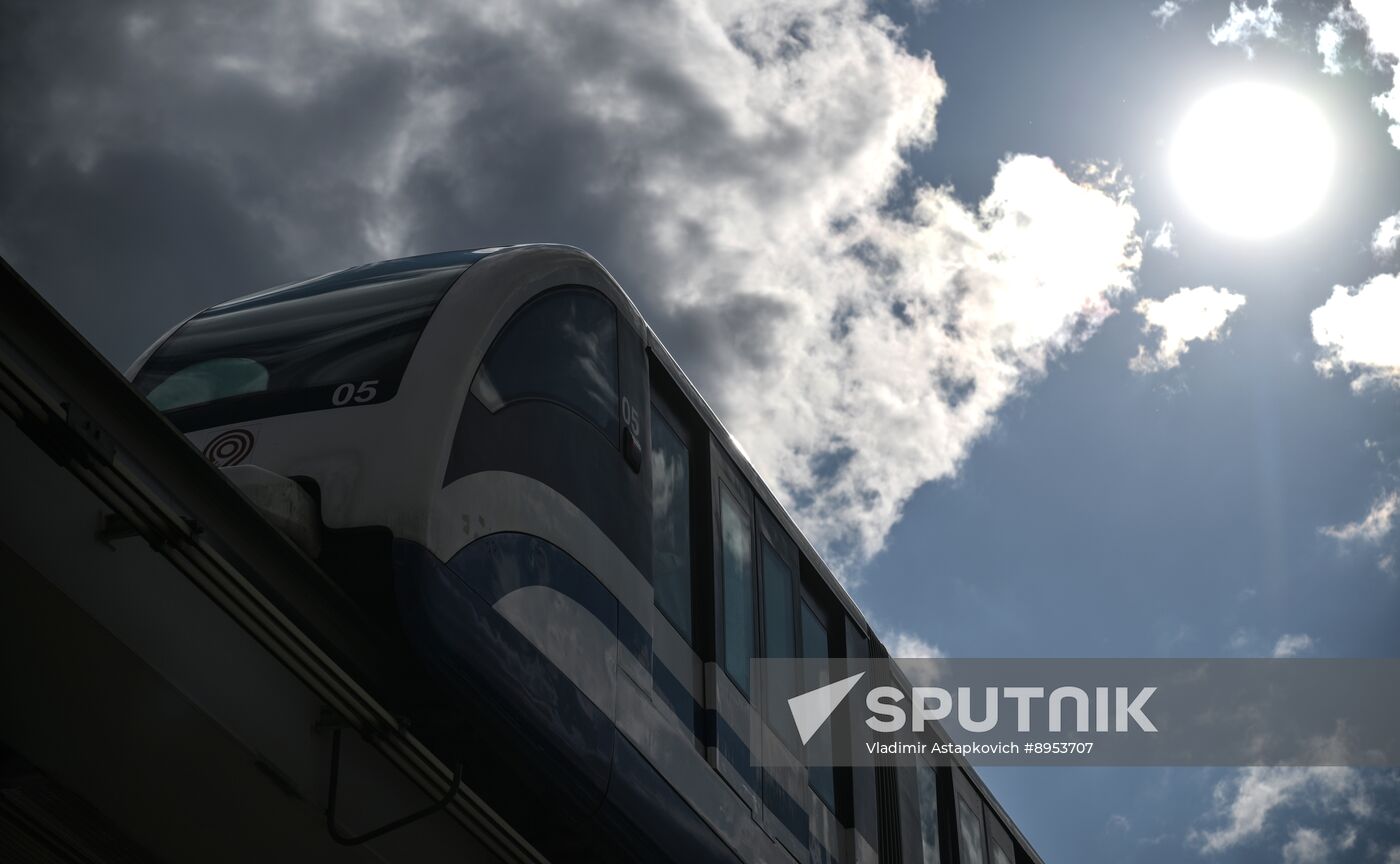 Russia Moscow Monorail Closure