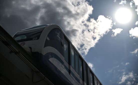 Russia Moscow Monorail Closure