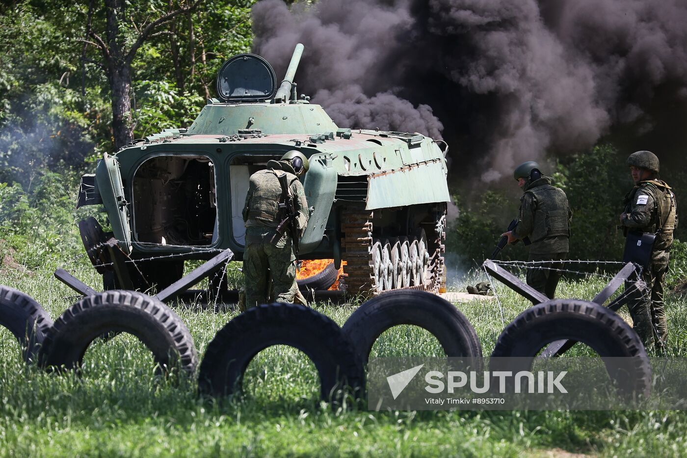 Russia Southern Military District Training Ground