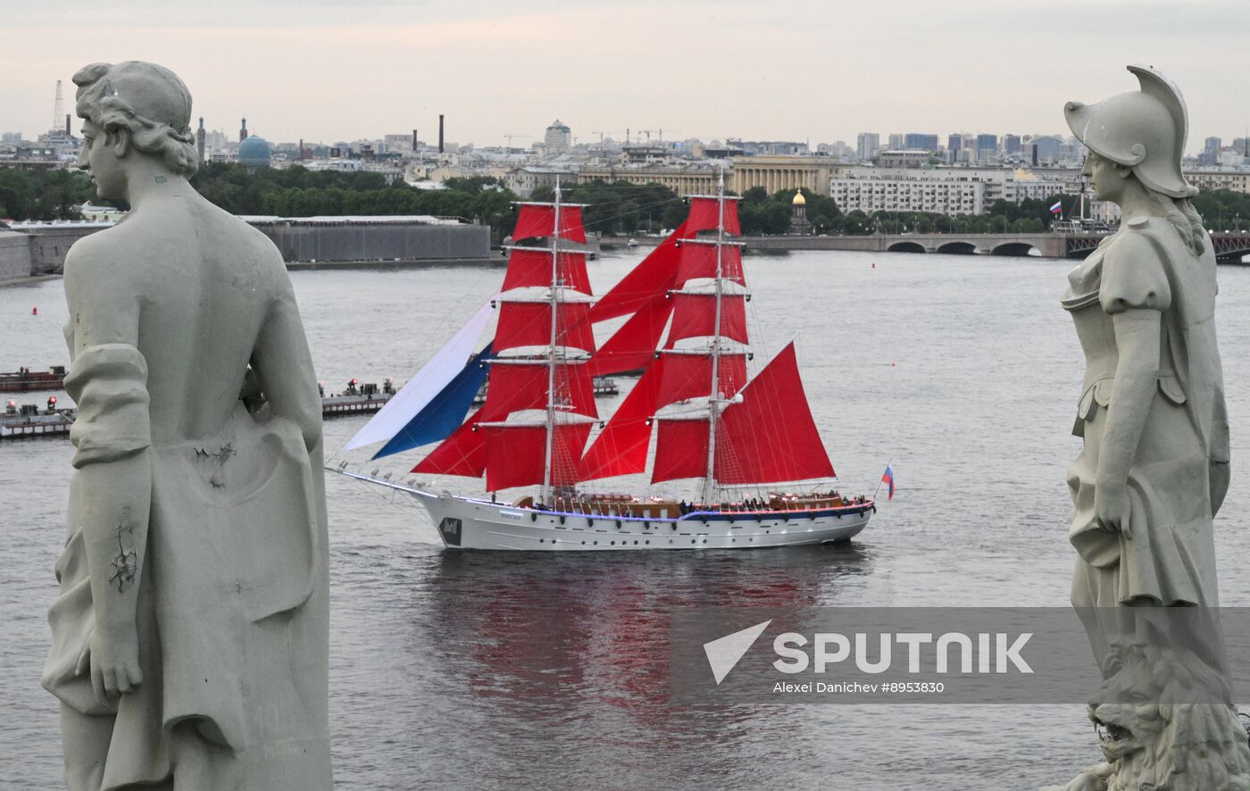 Russia Scarlet Sails Show Rehearsal