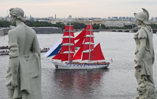 Russia Scarlet Sails Show Rehearsal