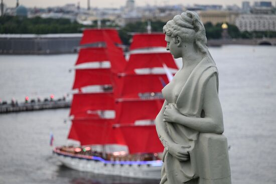 Russia Scarlet Sails Show Rehearsal