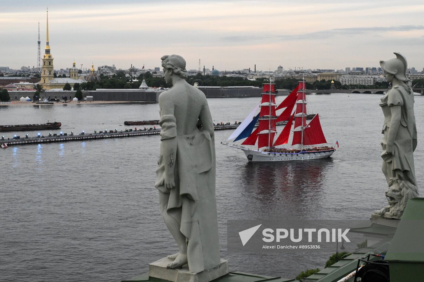 Russia Scarlet Sails Show Rehearsal