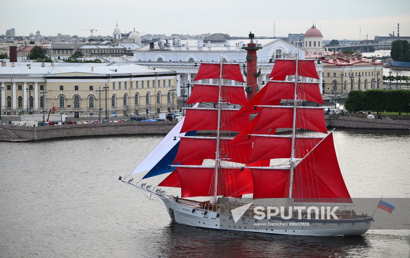 Russia Scarlet Sails Show Rehearsal