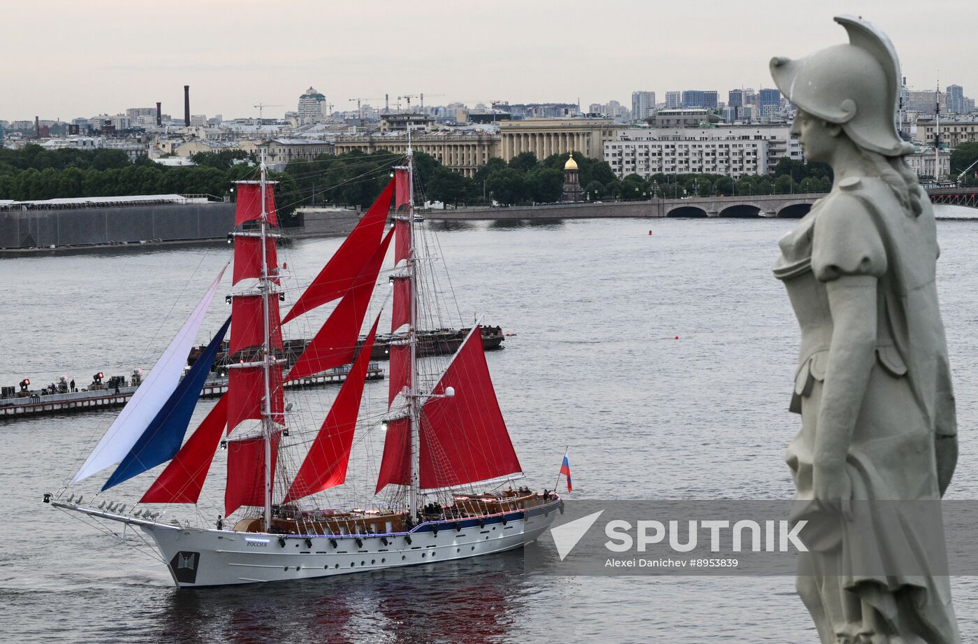 Russia Scarlet Sails Show Rehearsal