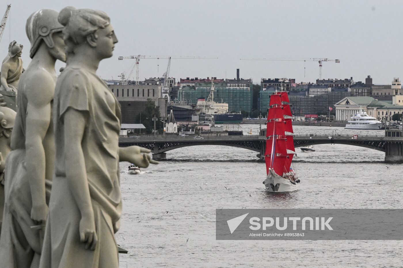 Russia Scarlet Sails Show Rehearsal