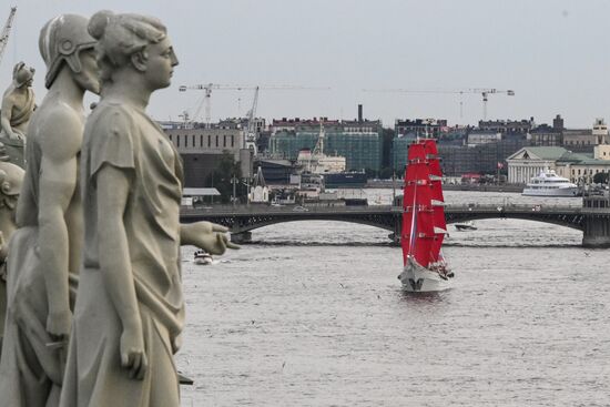 Russia Scarlet Sails Show Rehearsal