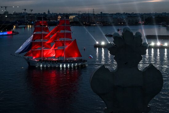 Russia Scarlet Sails Show Rehearsal
