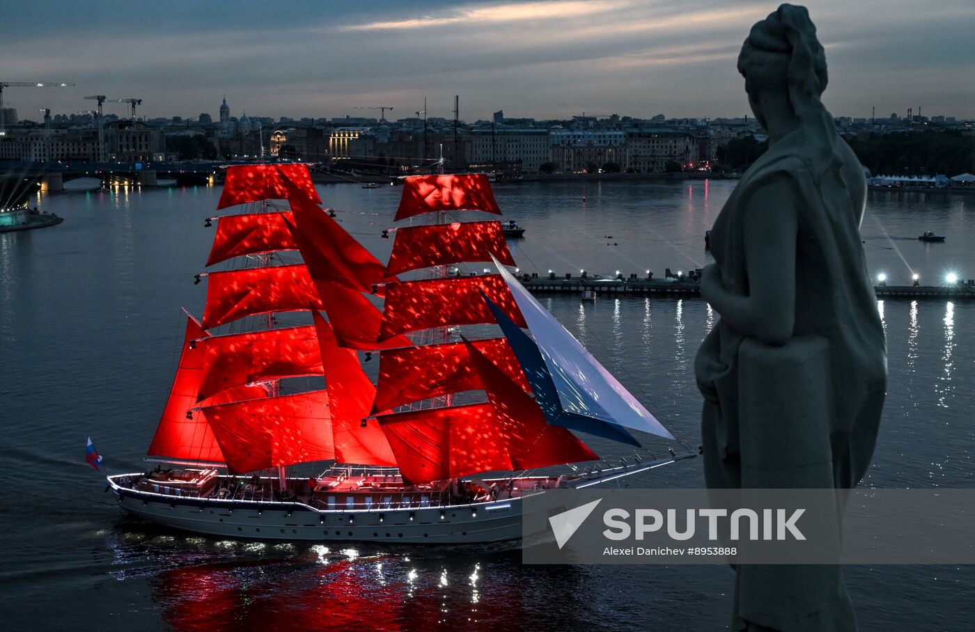 Russia Scarlet Sails Show Rehearsal