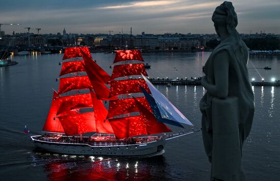 Russia Scarlet Sails Show Rehearsal