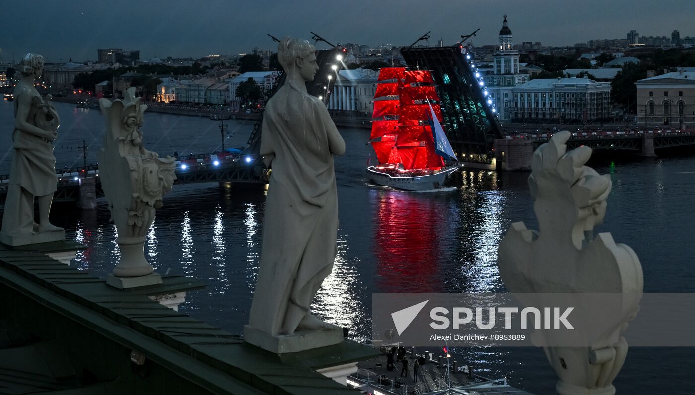 Russia Scarlet Sails Show Rehearsal