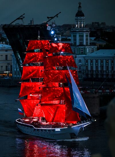 Russia Scarlet Sails Show Rehearsal